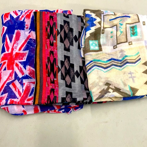 Accessories - 3 Sheer Scarves
